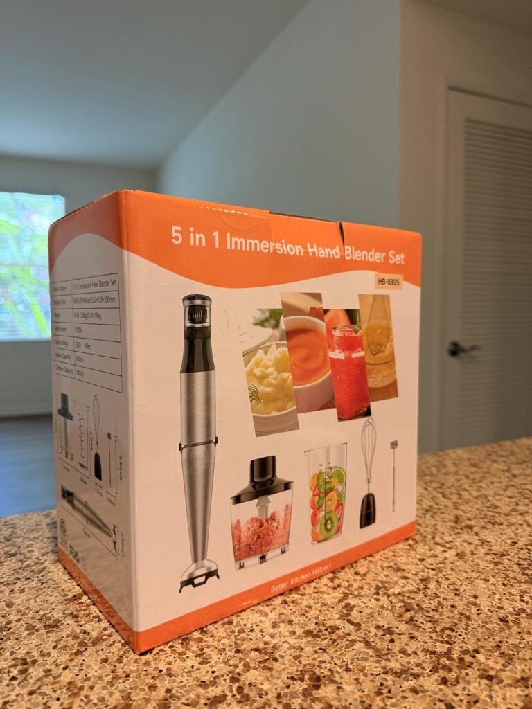 Immersion Blender Handheld Corded Hand 6